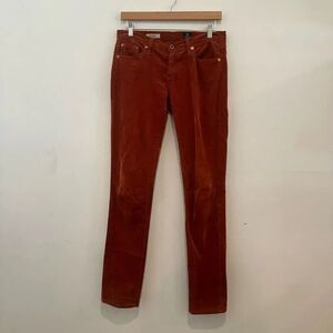 AG Stevie Corduroy Jeans Women Size 27 Slim Straight